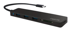 LogiLink UA0312, USB 3.2 Gen 1 (3.1 Gen 1) Type-C, USB 3.2 Gen 1 (3.1 Gen 1) Type-A, MicroSD (TransFlash),MicroSDHC,MicroSDXC,SD,SDHC,SDXC,SDXC, 5000