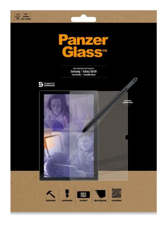 PanzerGlass Samsung Galaxy Tab A8 Skärmskydd Case Friendly