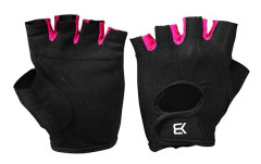 Womens Train Gloves, Black/Pink