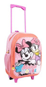 Skolväska med hjul Minnie Mouse Rosa 31 x 14 x 41 cm