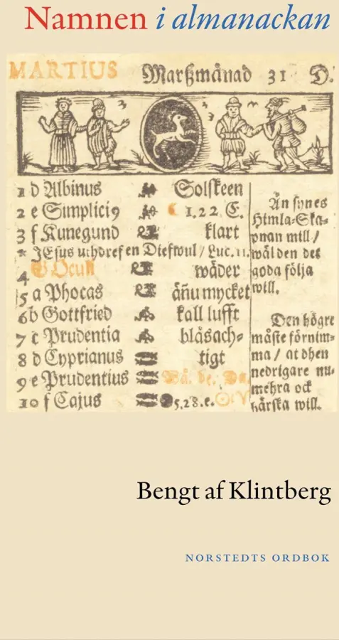 Namnen i almanackan – E-bok