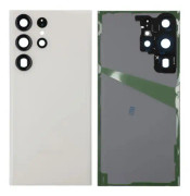 Samsung Galaxy S23 Ultra Baksida med kameraglas - Vit