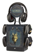Numskull - Hogwarts Legacy-inspirerat spelskåp för 4 handkontroller - 10 Playstation- eller Xbox-spel - 1 headset