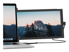 Mobile Pixels DUEX Lite - LCD-skärm - 12.5" - bärbar - 1920 x 1080 Full HD (1080p) @ 60 Hz - 300 cd/m² - USB-C - mörkgrå