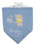 CANPOL BABIES muslin bib BONJOUR PARIS, 0m+, 2 vnt., blue, 26/900_blu