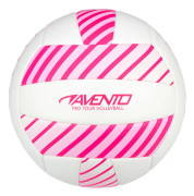 beachvolleyboll konstläder storlek 5 vit/rosa