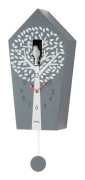 Wall Clock AMS 7287, Quartz, Grey, Analogue, Modern