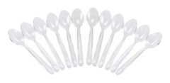 Reusable spoon set Algon Efterrätt Transparent 12 antal 14 cm