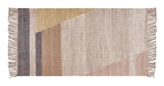 Beliani Jute Rug 80 x 150 cm Brown SAMLAR Bel