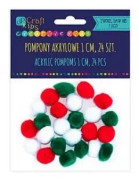 DP Craft Acrylic pom poms 1 cm