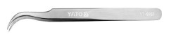 Yato YT-6907, Rostfritt stål, Rostfritt stål, Spetsig, Böjt, 115 mm, 1 styck