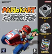 Nintendo GameCube - Mario Kart Double Dash!! Platinum Pak Konsol Boxad