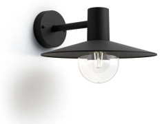 Skua wall lantern black 1x42W 230V