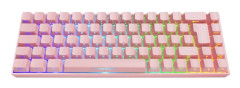 DELTACO Gaming Tangentbord PK95B Rosa 65% Brown