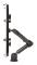 The Joy Factory MNU604, 30,5 cm (12"), 33 cm (13"), Svart, Kol, 228,6 mm, 707,6 g