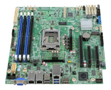 Intel Server Board S1200SPLR - Moderkort - micro ATX - LGA1151 Socket - C236 Chipuppsättning - USB 3.0 - 2 x Gigabit LAN - inbyggda grafiken
