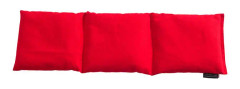 Tredelad värmekudde, röd, 60 x 15 cm