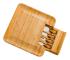 Bamboo Cheese Board With Cutter Cheese Drawer Plate, Size: 33x33x3.5cm(Square)