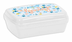 Smörgåslåda Moos Lovely Plast Ljusblå (17 x 6 x 14 cm)