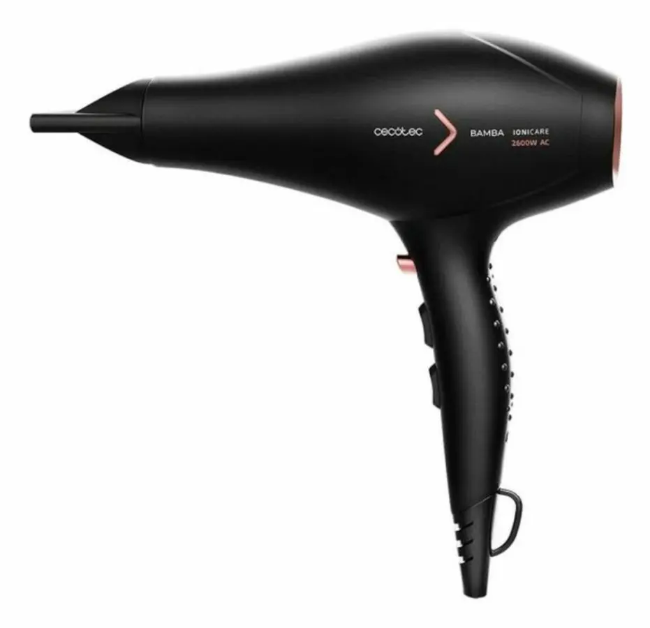  Hårtork Cecotec AC Bamba IoniCare 5350 PowerShine Fire 2600W Svart