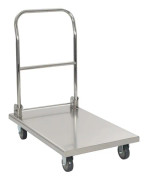 The Living Store Rullvagn 82x53x86 cm rostfritt stål silver