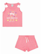 Children's Sports Outfit Champion Pink 2 Pieces