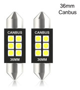 Canbus C5W 36mm spollampa Led 6000K 2-pack 350lm festoon c10w