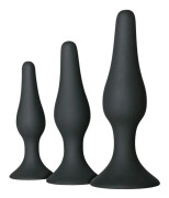 Buttplug Set of 3 Black