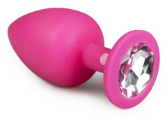 Diamantkontakt stor - rosa