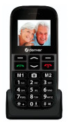 Denver BAS-18500MNB GSM mobiltelefon med stora siffror