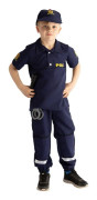 Norsk Polis Barn Maskeraddräkt
