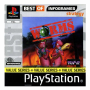 Worms Playstation 1 PS1 Best of Infogrames (Begagnad)