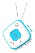 REACHFAR V28 Necklace Style GSM Mini LBS WiFi AGPS Tracker SOS Communicator (Blå)