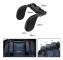 A05 Justerbar bil Auto U-formad minne skum hals Rest Cushion Seat Pillow med Hook & Mobile Telefonhållare (svart)