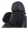 A05 Justerbar bil Auto U-formad minne skum hals Rest Cushion Seat Pillow med Hook & Mobile Telefonhållare (svart)