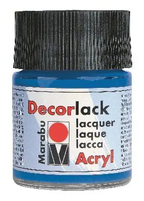 Decorlack 50ml 095 bril.blå