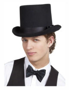 Hög hatt svart vuxen.Size-One size