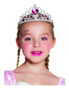 Prinsesstiara för barn till maskeraden.Size-One size