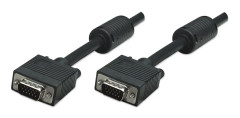 Manhattan SVGA 1,8 m VGA-kabel 1,8 m VGA (D-Sub) Svart