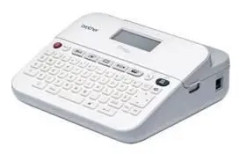Brother P-Touch PT-D400VP - etikettmaskin - monokrom - värmeöverföring - rulle (1,8 cm) - 180 dpi - upp till 20 mm/sek. - 5-radstryck - grått, vitt