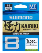 Shimano Kairiki 8 - Mantis Green 150 M 0,20 mm - 150 m Flätad fiskelina Multi-Stand PE Dyneema Spool Spinning Carp Sea