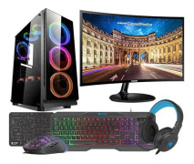 VIST Gaming PC Ryzen 7 5700X - 32 GB RAM - RTX 3060 - 1 TB M.2 SSD - 24" LCD - Windows 11 Pro