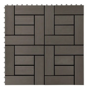 Homestorecity 22 st Terrastegels 30x30 cm 2 m² HKC donkerbruin 2