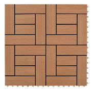Homestorecity 22 st Terrastegels 30x30 cm 2 m² HKC bruin 1