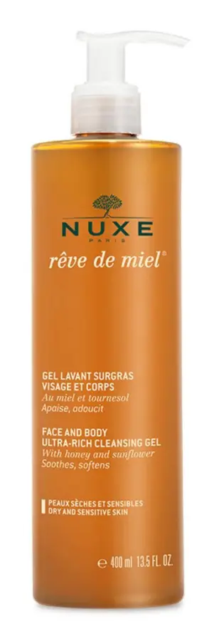 Nuxe Reve de Miel Face and Body Cleansing Gel 400 ml
