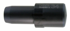Var ledgaffeltätning - svart - 34 mm