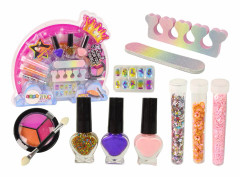 Rainbow Nail Art Makeup Set