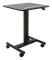 Mobilt skrivbord ERGO 60x52cm, svart