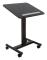 Mobilt skrivbord ERGO 60x52cm, svart