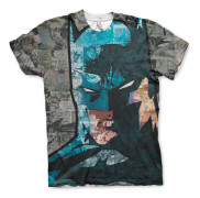 Batman Face-Up Allover T-Shirt Medium